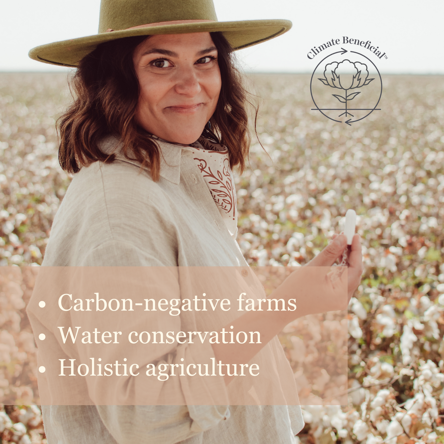 Hemp and Climate Beneficial™ Cotton Pads, 12ct POUCH - Wholesale